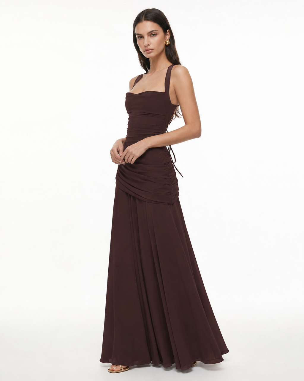 שמלת מקסי מחטבת — VENERE